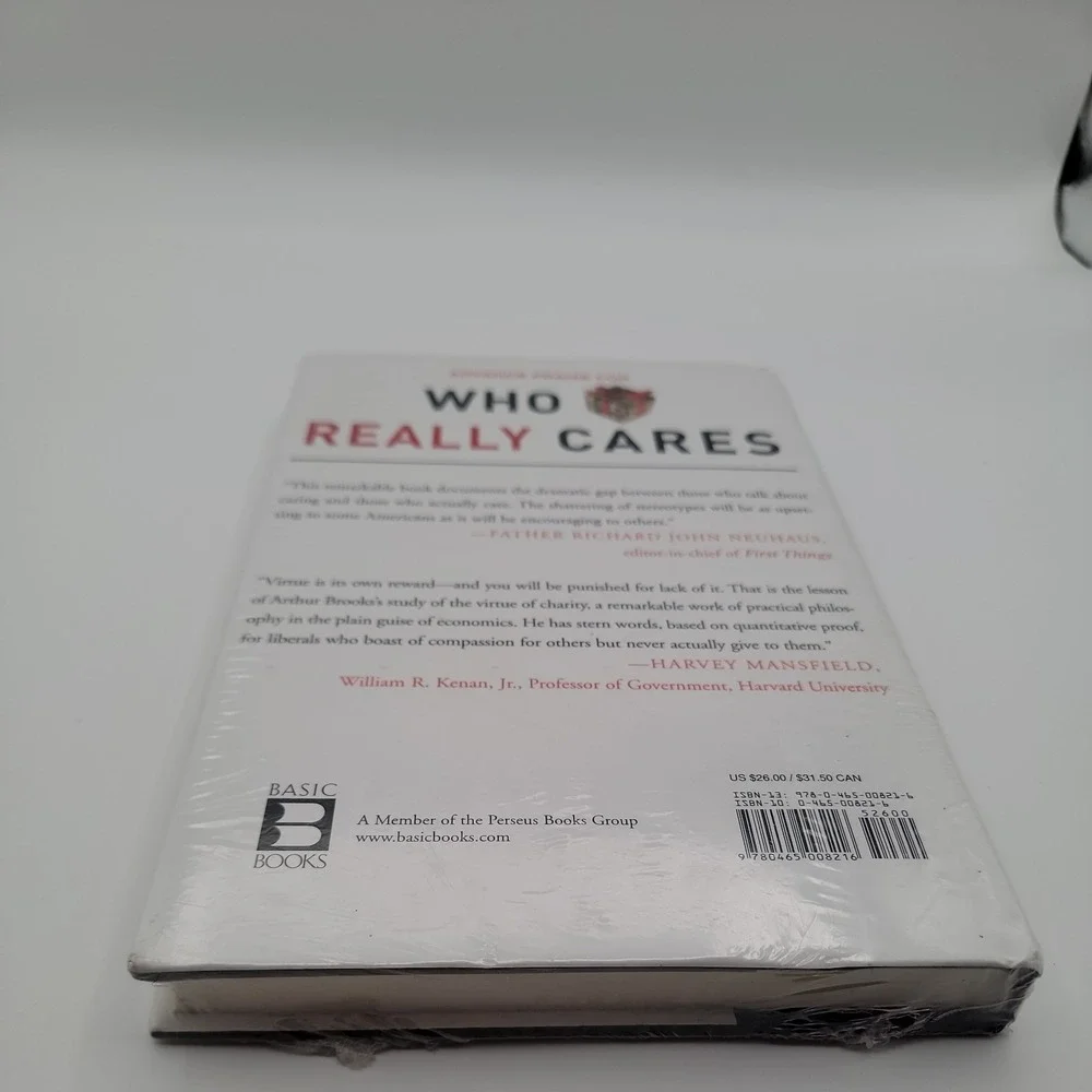 Arthur‎ C. Brooks Who Really Cares Hardcover First Edition Sealed New